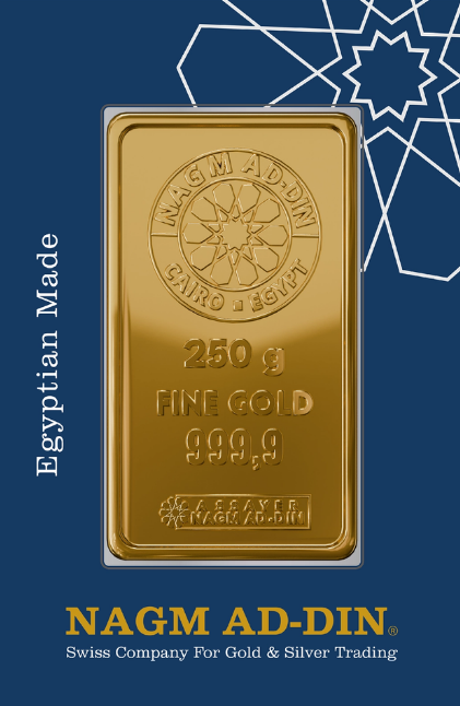 24k Gold Bar  250gm