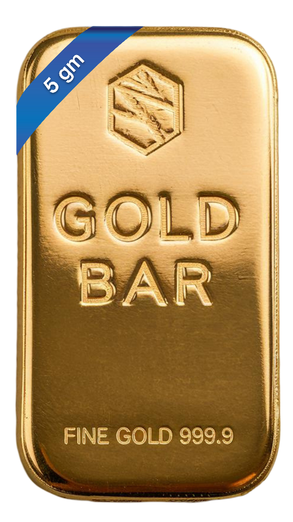24k Gold Bar  5gm