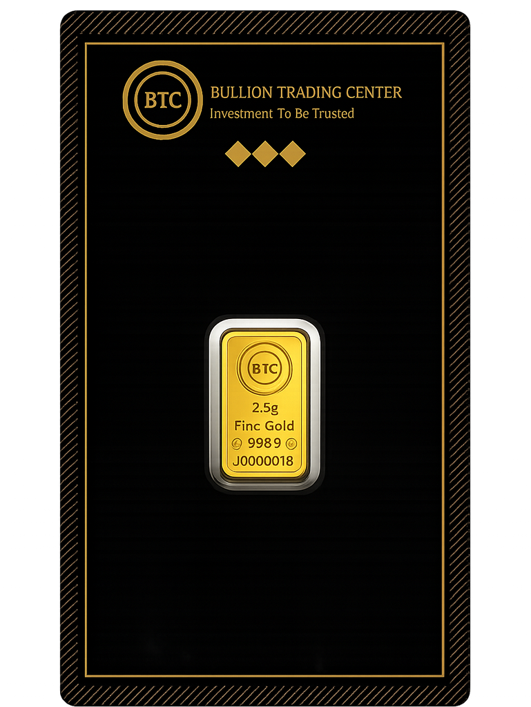 24k Gold Bar  2.5gm