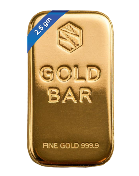 24k Gold Bar  2.5gm