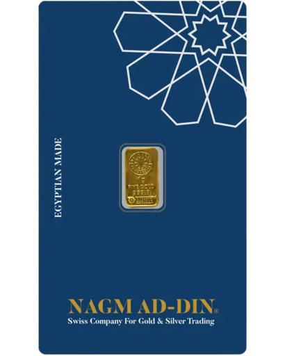 [010030021] 24k Gold Bar  1gm
