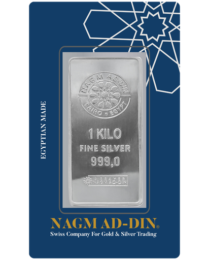 [020020091] سبيكة فضة 1000 جرام عيار 999
